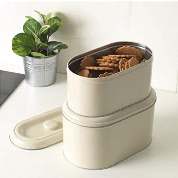 IKEA Beige Kitchen Canisters - Set of 2 - Picture 2 of 10